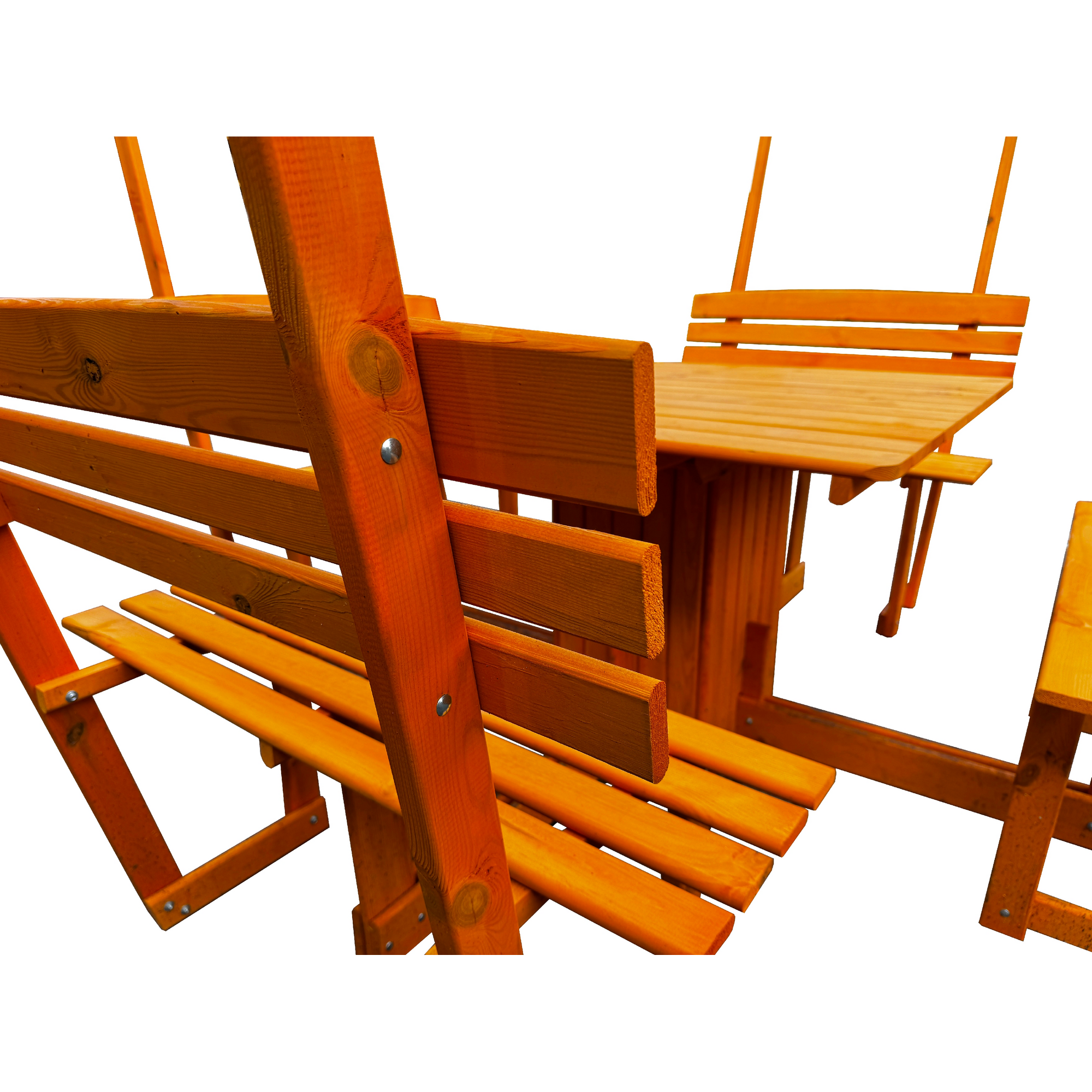 Pavillon 'Rosenheim' Holz weiß 304 x 213 x 304 cm
