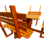 Pavillon 'Rosenheim' Holz weiß 304 x 213 x 304 cm
