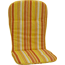 Hochlehner-Auflagen-Set 'Monos' orange/weiß 44 x 96 x 4 cm 6 Stück