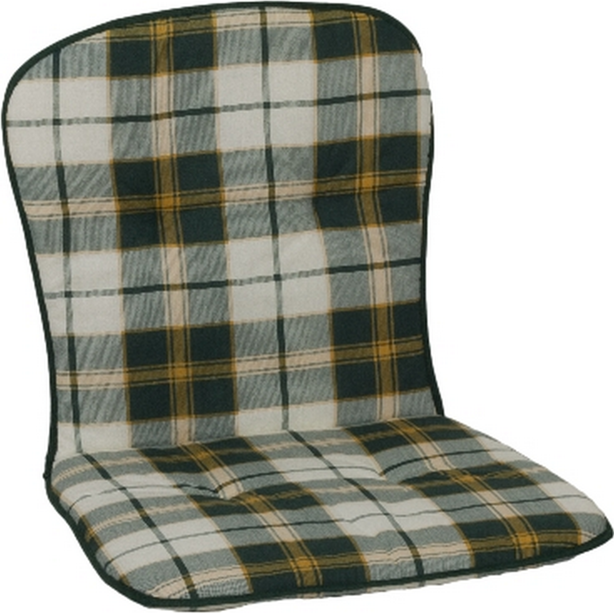 Niedriglehner-Auflagen-Set 'Monos' grün 44 x 80 x 4 cm 6 Stück