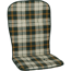 Hochlehner-Auflagen-Set 'Monos' grün 44 x 96 x 4 cm 6 Stück