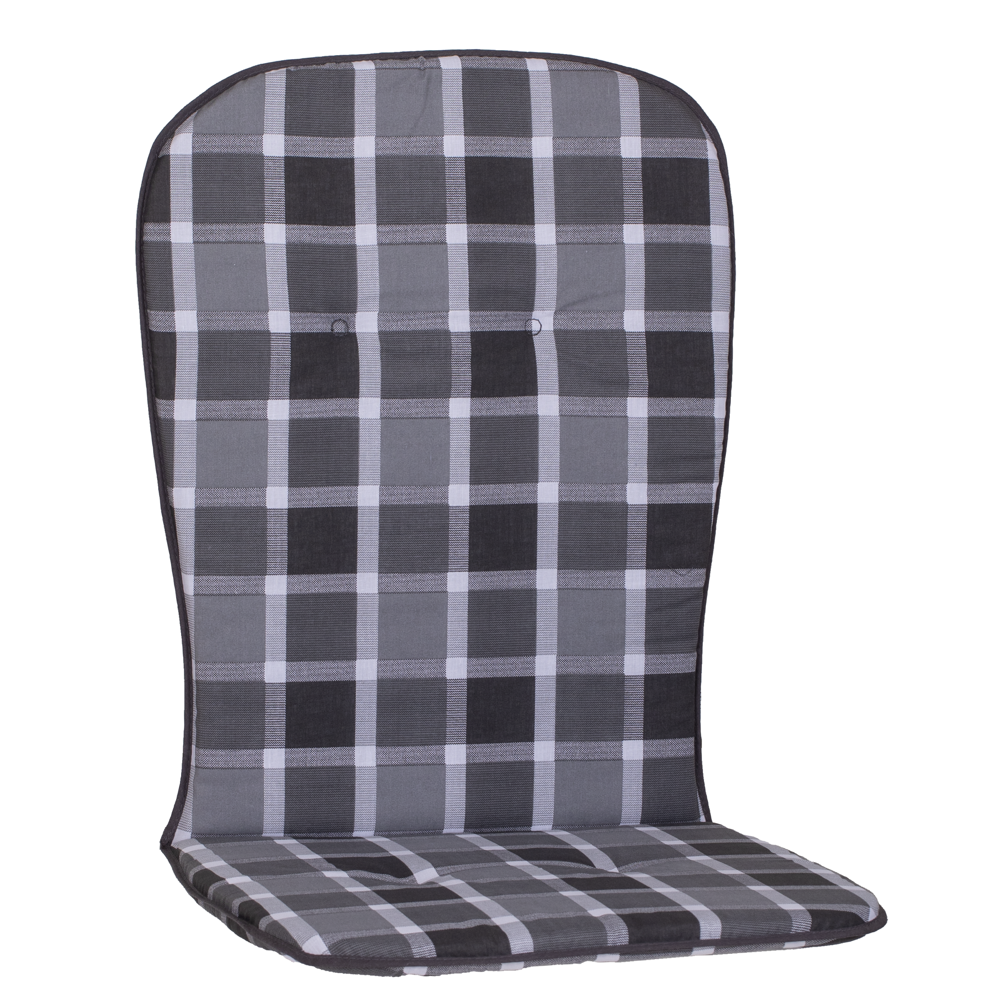 Hochlehner-Auflagen-Set 'Monos' grau 44 x 96 x 4 cm 6 Stück