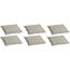 Bankauflagen-Set beige 46 x 49 x 6 cm 4 Stück