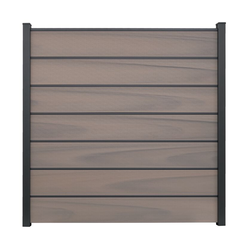 Einzelprofil 'Solid' BPC braun/bi-color 180 x 15 x 1,9 cm