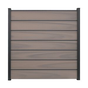 Einzelprofil 'Solid' BPC braun/bi-color 180 x 15 x 1,9 cm