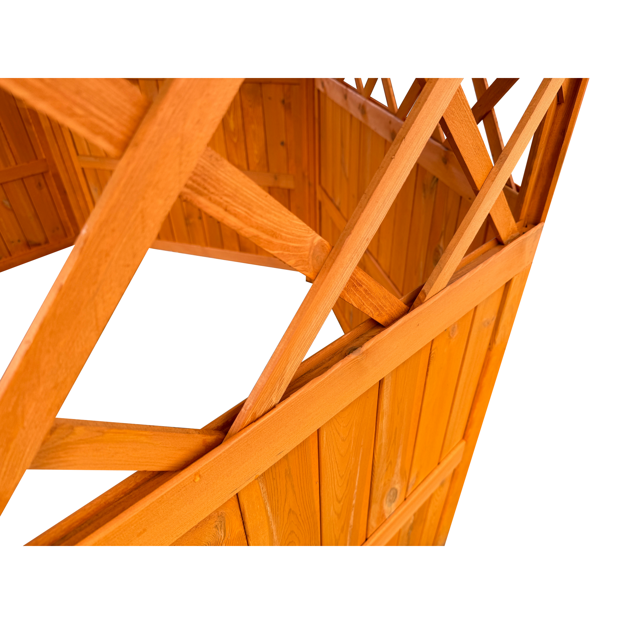 Pavillon 'Marburg' Holz grün inklusive Möbel 309 x 211 x 309 cm