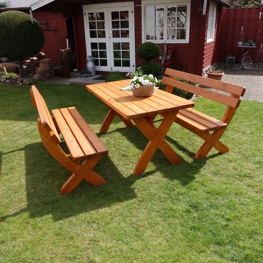 Gartenmöbelset 'Landsberg' für 4 Personen Holz