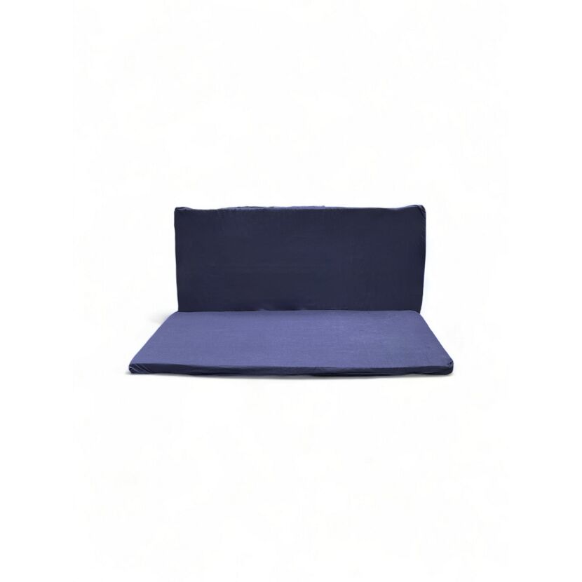 Blaue Faltmatratze