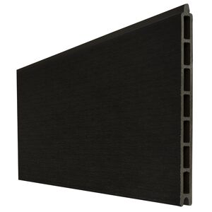 Einzelprofil 'Grande Premium' BPC schwarz 180 x 24 x 1,9 cm