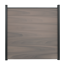 Steckzaun 'Solid Grande' BPC braun/bi-color quadratisch 180 x 180 cm