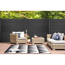 Steckzaun 'Solid Grande' BPC quadratisch anthrazitgrau 180 x 180 cm