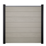 Steckzaun 'Solid Grande' BPC quadratisch Sandfarben 180 x 180 cm