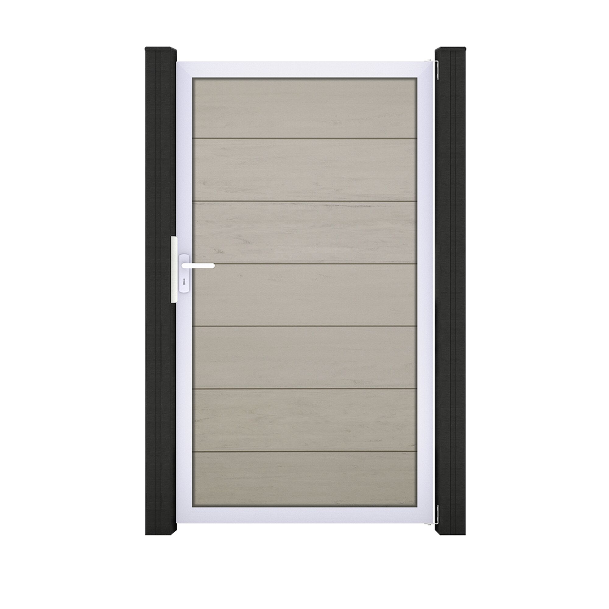 Gartenzaun-Tür mit Klinke