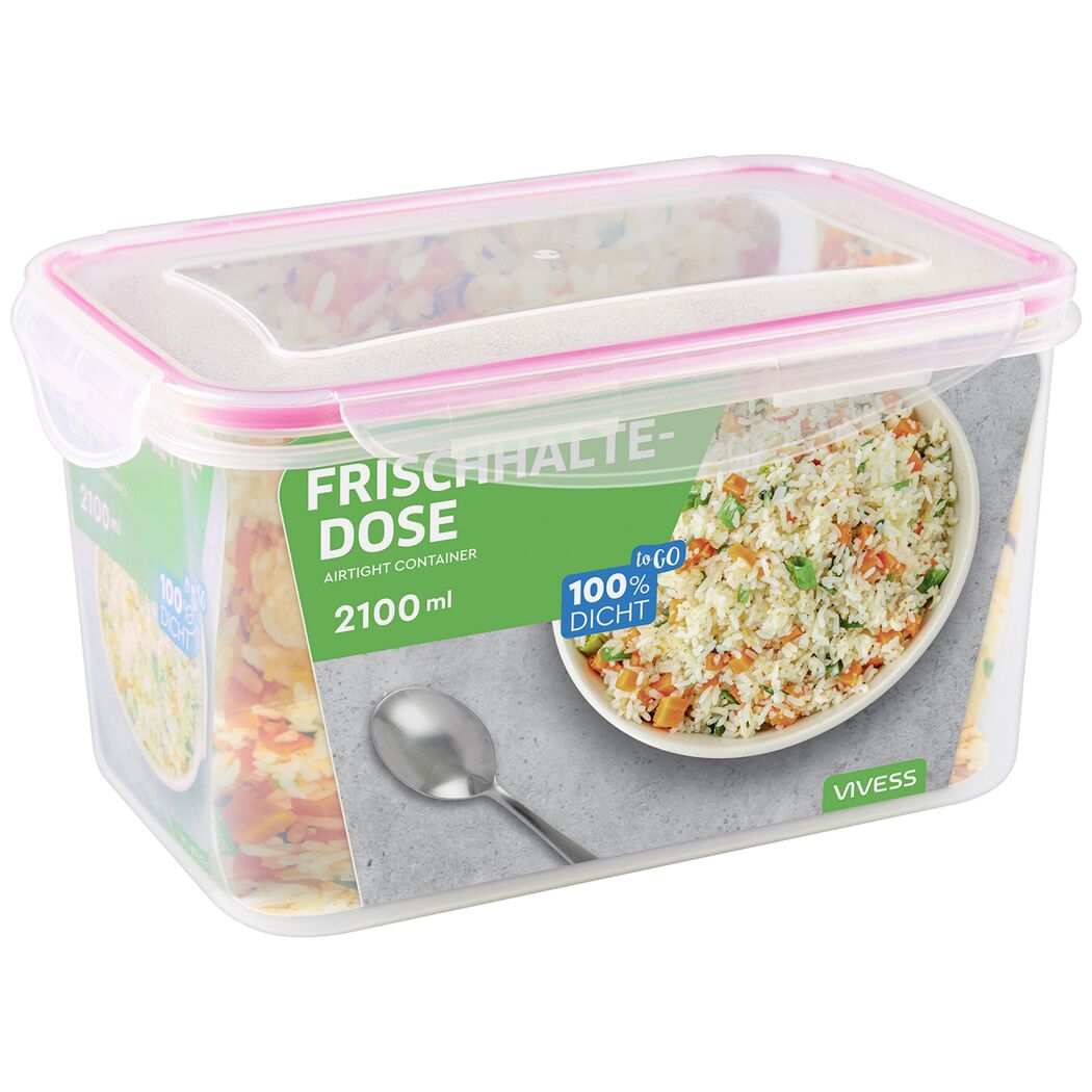 Frischhaltedose mit Reis