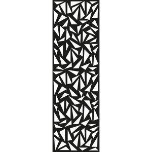 Einzelprofil Designelement 'Triangle XL' Aluminium anthrazit 60 x 180 cm