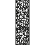 Einzelprofil Designelement 'Triangle XL' Aluminium anthrazit 60 x 180 cm