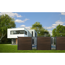 Einzelprofil Designelement 'Triangle XL' Aluminium anthrazit 60 x 180 cm