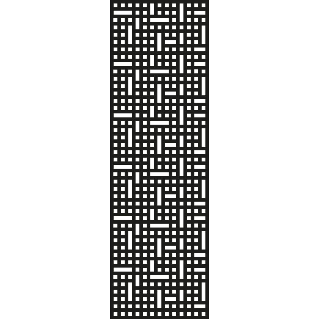 Einzelprofil Designelement 'Mesh XL' Aluminium anthrazit 60 x 180 cm