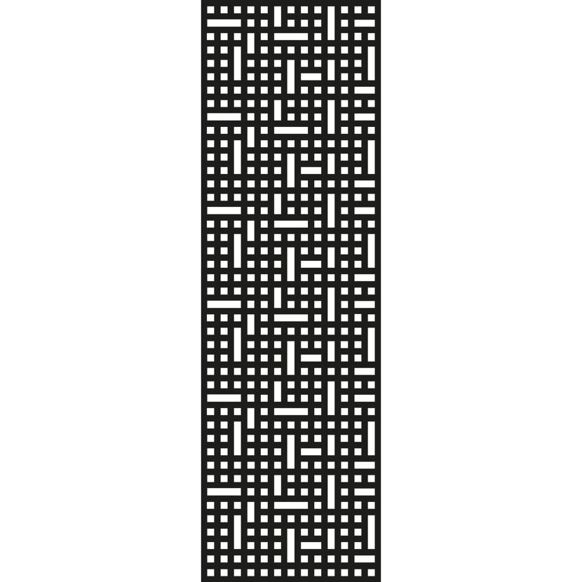 Einzelprofil Designelement 'Mesh XL' Aluminium anthrazit 60 x 180 cm