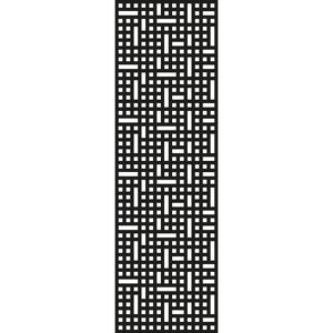Einzelprofil Designelement 'Mesh XL' Aluminium anthrazit 60 x 180 cm