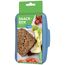 Blaue Snackbox mit Käsebrot