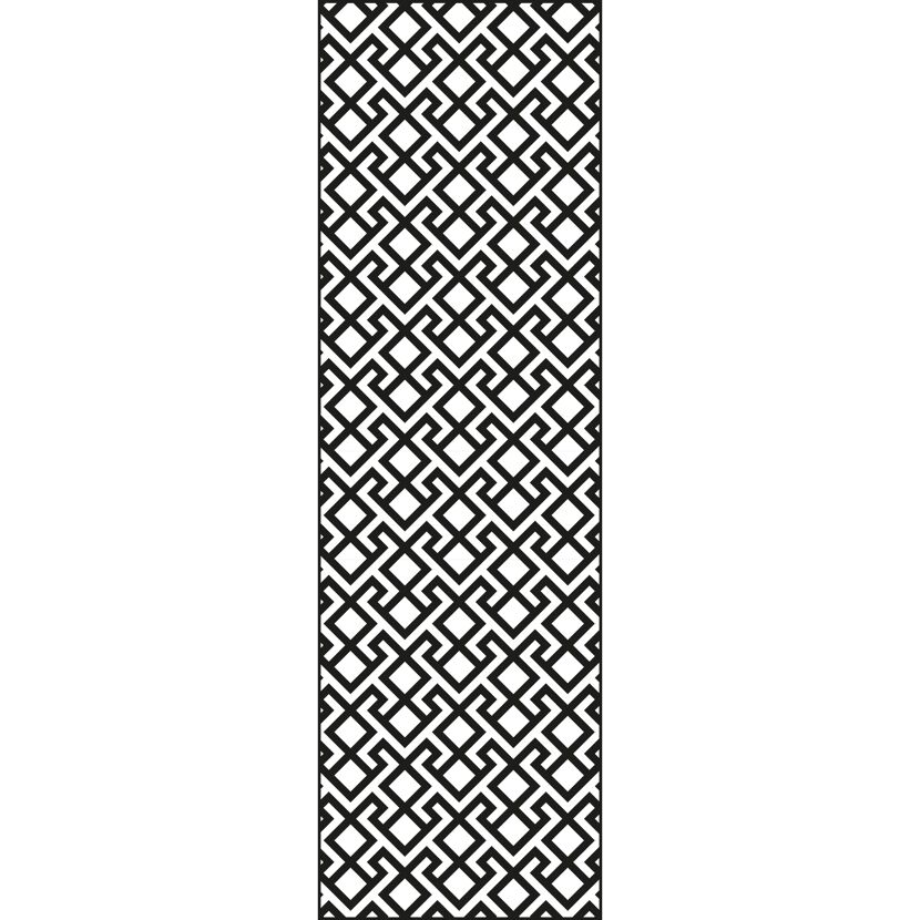 Einzelprofil Designelement 'Abstract XL' Aluminium anthrazit 60 x 180 cm