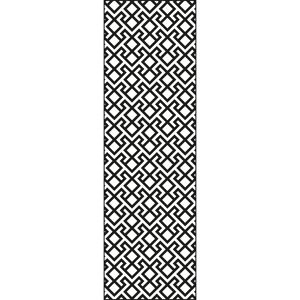 Einzelprofil Designelement 'Abstract XL' Aluminium anthrazit 60 x 180 cm