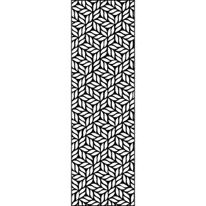 Einzelprofil Designelement 'Leafs XL' Aluminium anthrazit 60 x 180 cm