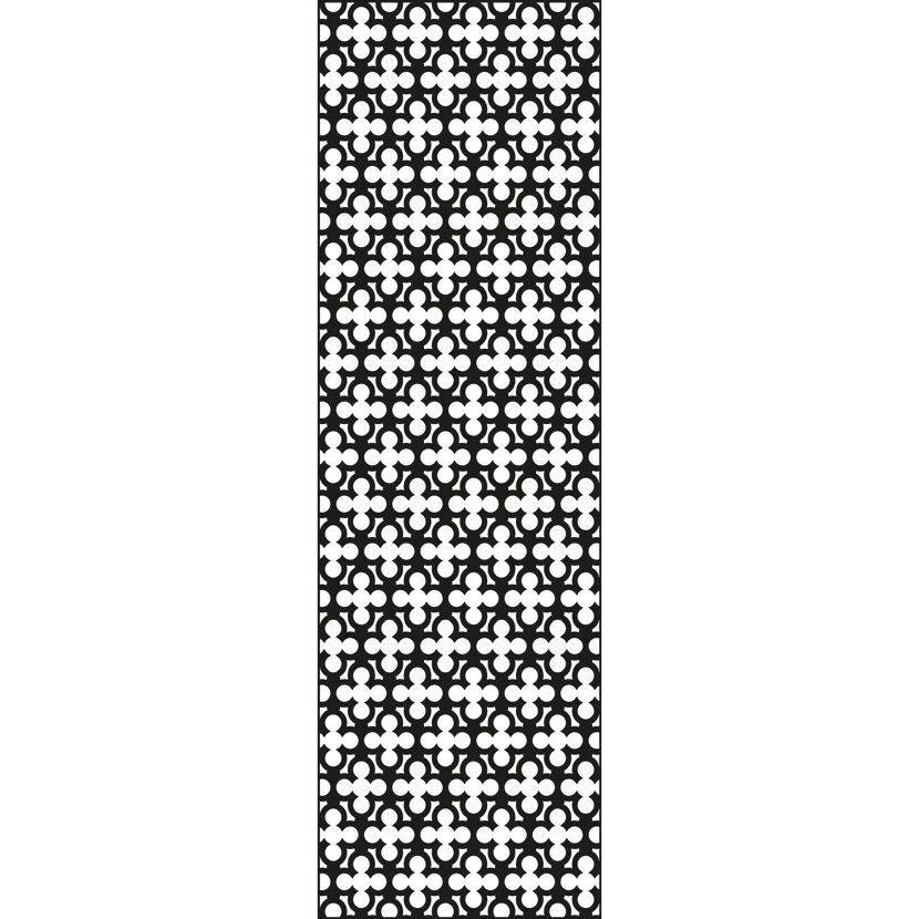 Einzelprofil Designelement 'Oriental XL' Aluminium anthrazit 60 x 180 cm
