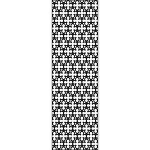 Einzelprofil Designelement 'Oriental XL' Aluminium anthrazit 60 x 180 cm