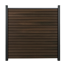 Steckzaun 'Solid Rhombus' BPC Walnussfarben 180 x 180 cm