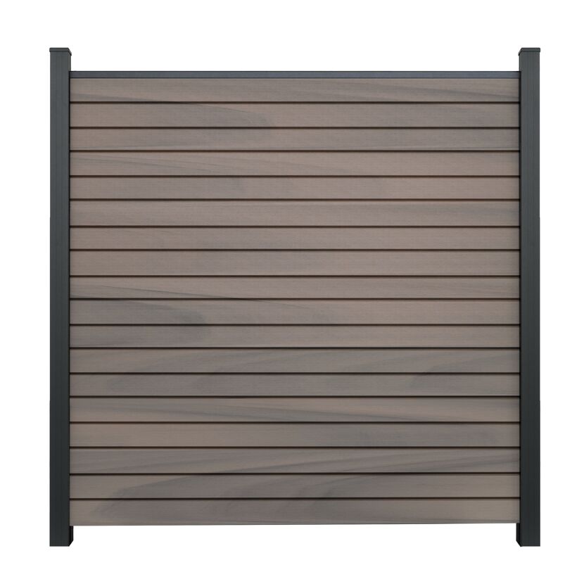Steckzaun 'Solid Rhombus' BPC braun/bi-color 180 x 180 cm