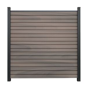 Steckzaun 'Solid Rhombus' BPC braun/bi-color 180 x 180 cm