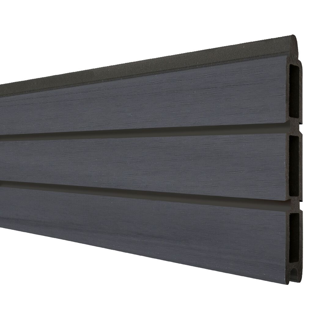 Einzelprofil 'Solid Rhombus' BPC steingrau 180 x 30 x 1,9 cm