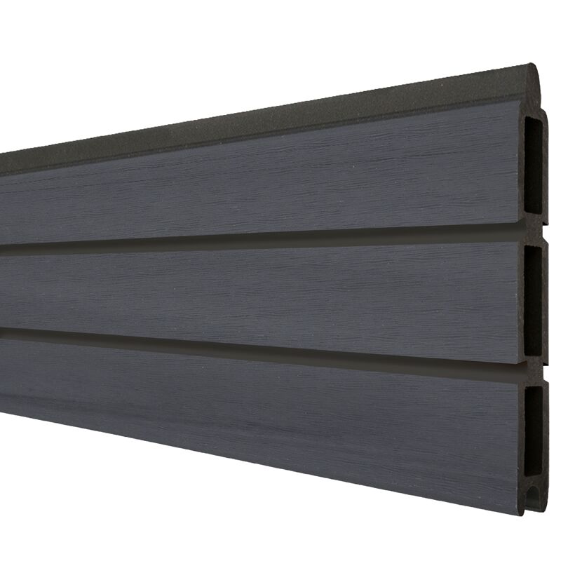 Einzelprofil 'Solid Rhombus' BPC steingrau 180 x 30 x 1,9 cm