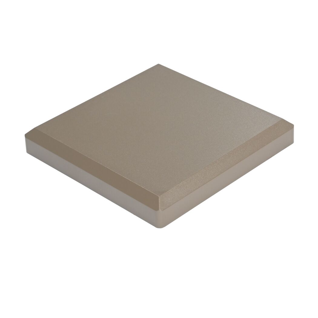 Ersatzkappe für Fertigzaun sandfarben 7 x 7 cm