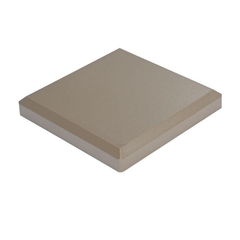 Ersatzkappe für Fertigzaun sandfarben 7 x 7 cm