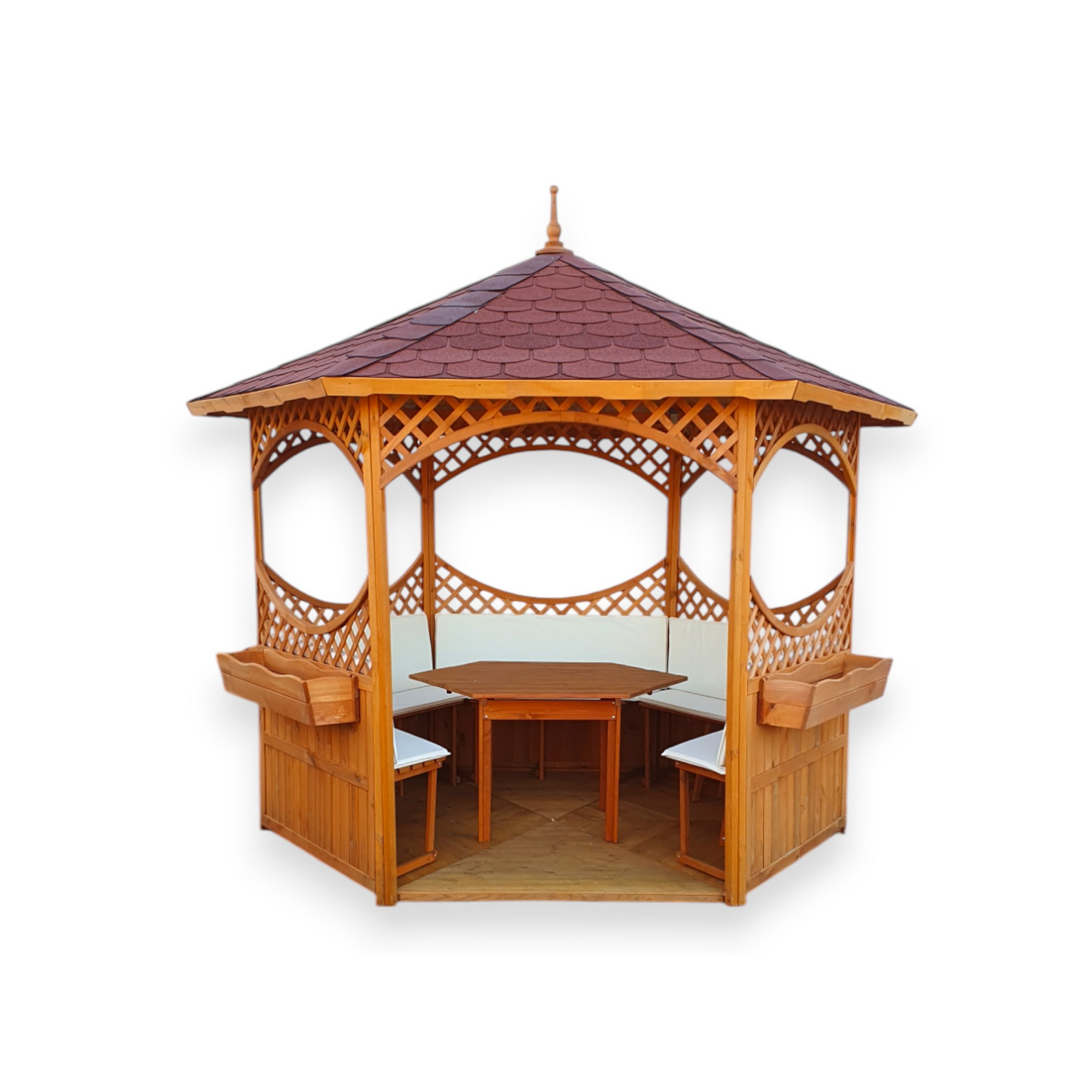 Pavillon 'Palma' Holz 326 x 280 x 326 cm