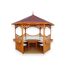 Pavillon 'Palma' Holz 326 x 280 x 326 cm