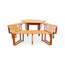 Pavillon 'Palma' Holz 326 x 280 x 326 cm
