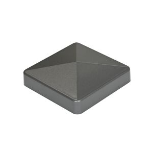 Kappe für Aluminium-Steckzaunpfosten anthrazitgrau 7 x 7 cm