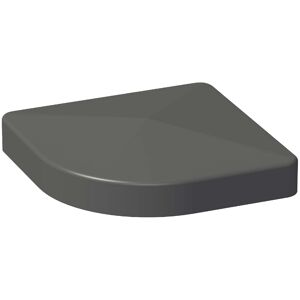 Kappe für variablen Aluminium-Eckpfosten anthrazit 9 x 9 cm
