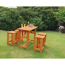 Barlounge-Set 'Summer' Holz braun 5-teilig