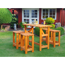 Barlounge-Set 'Summer' Holz braun 5-teilig