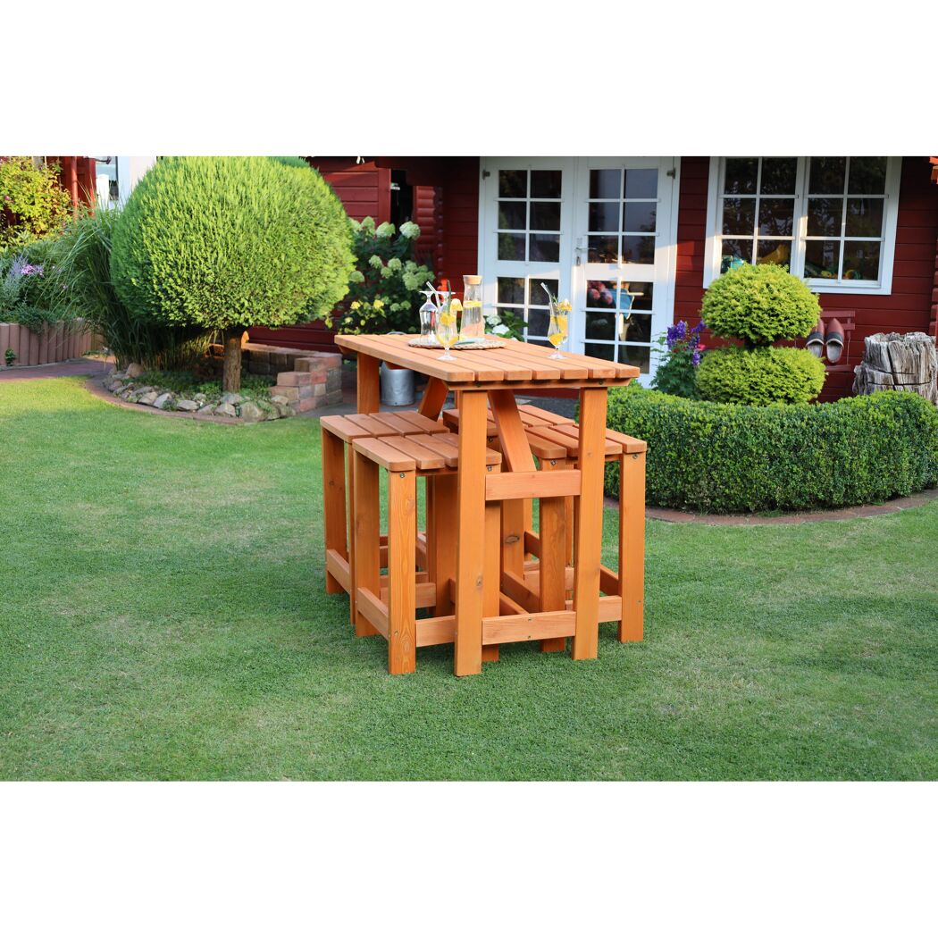 Gartenmöbelset 'Summer' für 4 Personen Kiefernholz