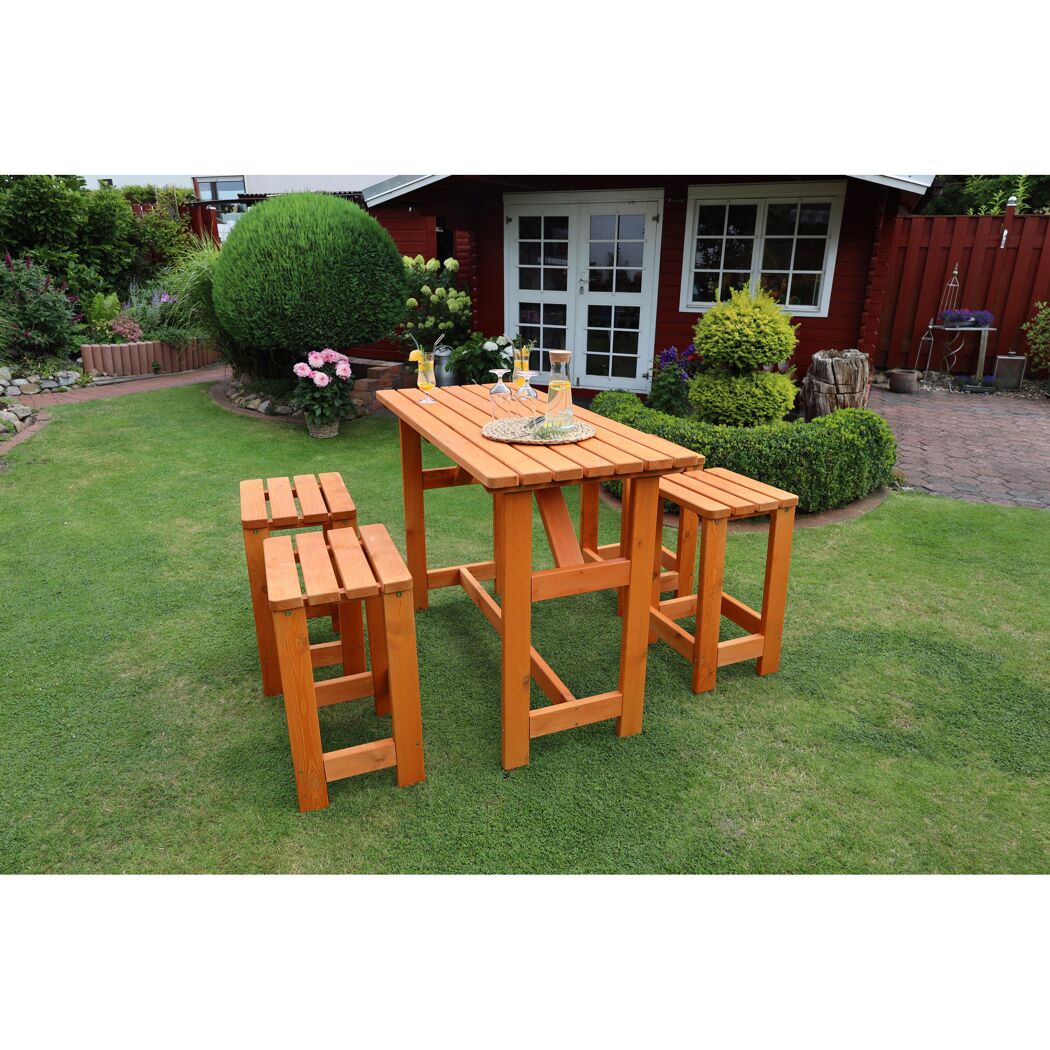 Gartenmöbelset 'Summer' für 4 Personen Kiefernholz