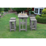 Barlounge-Set 'Summer' Holz grau 5-teilig
