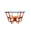 Pavillon 'Rosenheim' Holz weiß 304 x 213 x 304 cm
