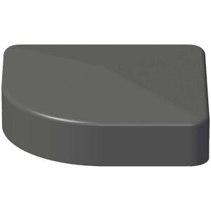 Kappe für variablen Aluminium-Eckpfosten anthrazit 7 x 7 cm