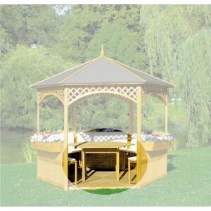 Gartenmöbel-Set für Pavillon 'Palma' Holz braun